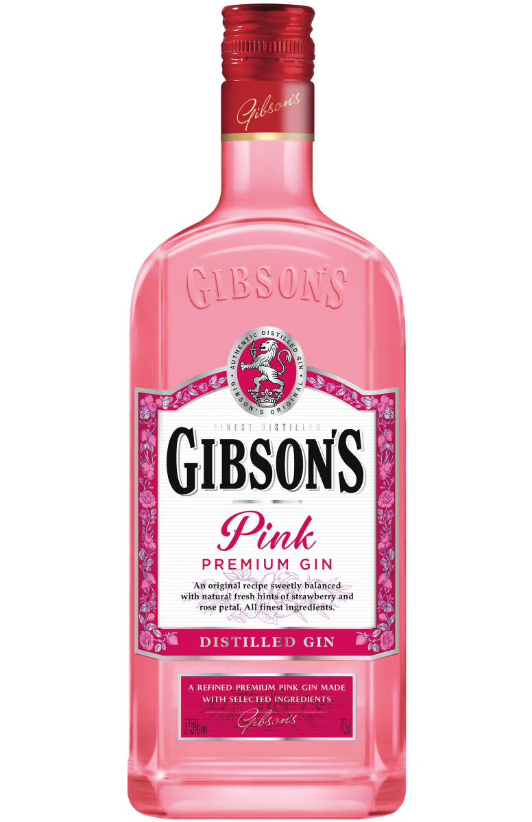 Розовый джин цена. Gibson's Gin Pink. Брум Пинк Джин 37,5% 0,5. Gibsons Джин Pink. Джин Гибсон'с Лондон драй.