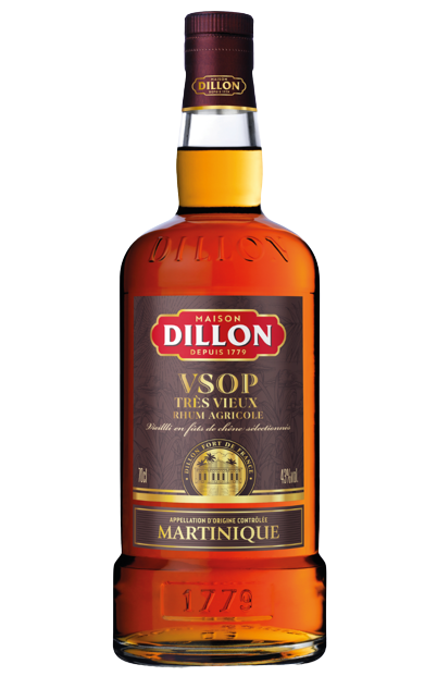 Rhum vieux VSOP 43° 70cl Dillon