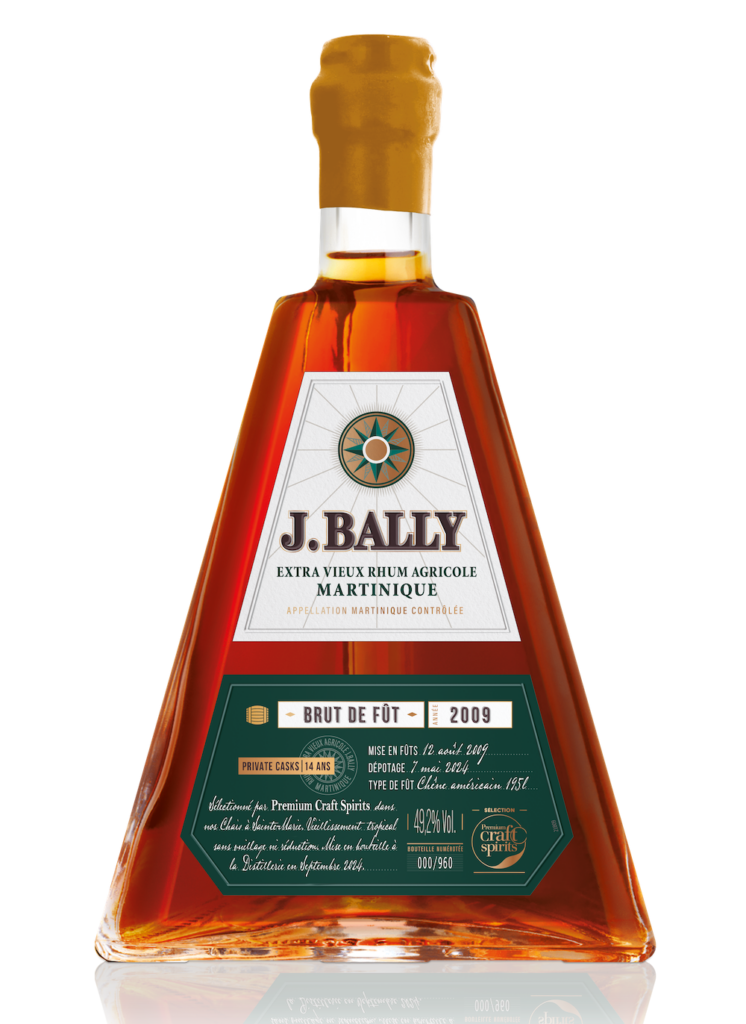 J.Bally Rhum Vieux Brut de Fût 2009 49,2°