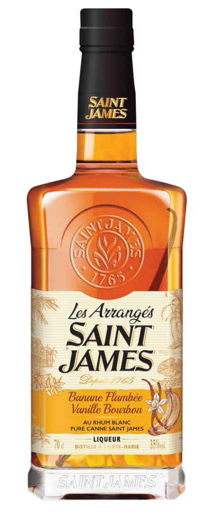 Saint James Arrangé Banane Flambée – Vanille Bourbon 35°