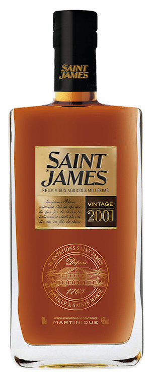 Saint James Rhum Vieux Millésime 2001