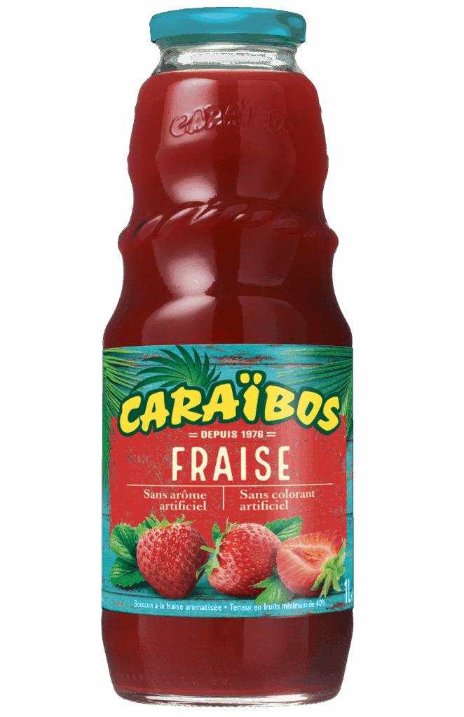 Caraïbos Fraise 1L