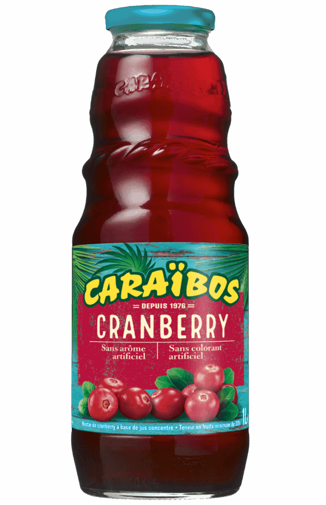 Caraïbos Cranberry 1L