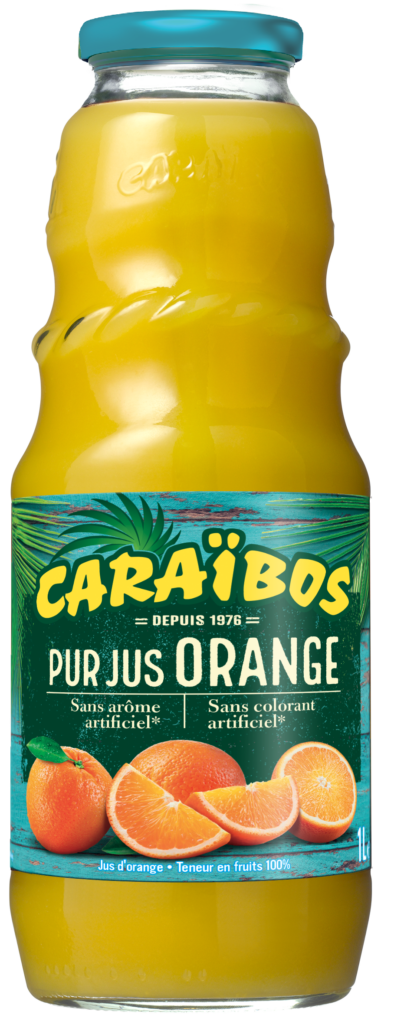 Caraïbos Orange Pur Jus 1L
