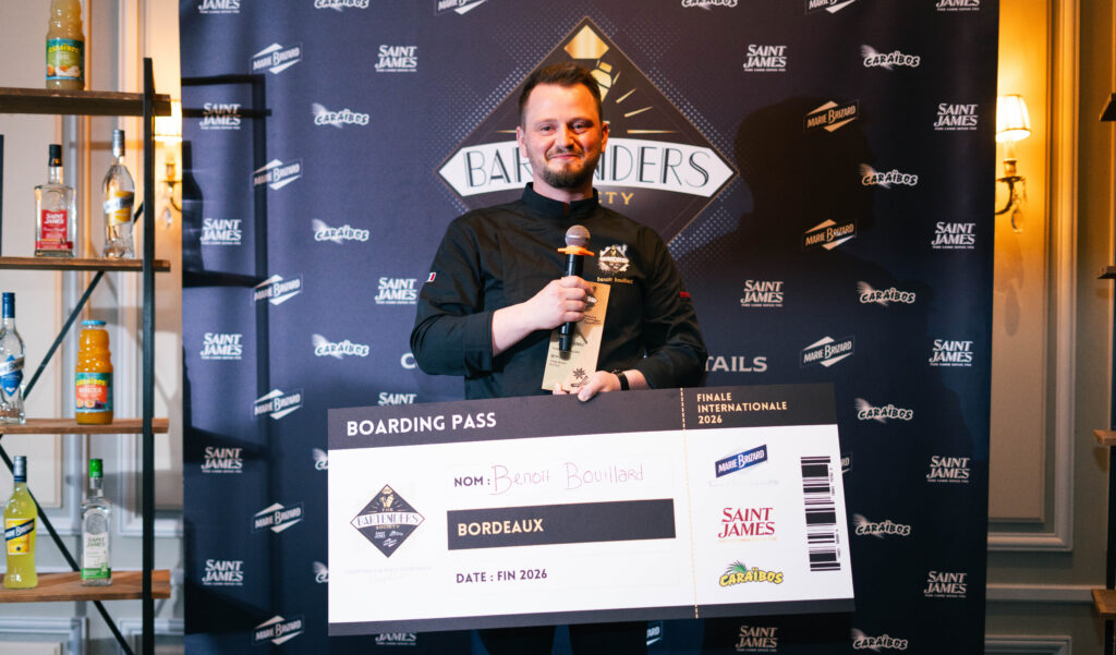 THE BARTENDERS SOCIETY 2026 : GAGNANT FRANCE HEXAGONALE
